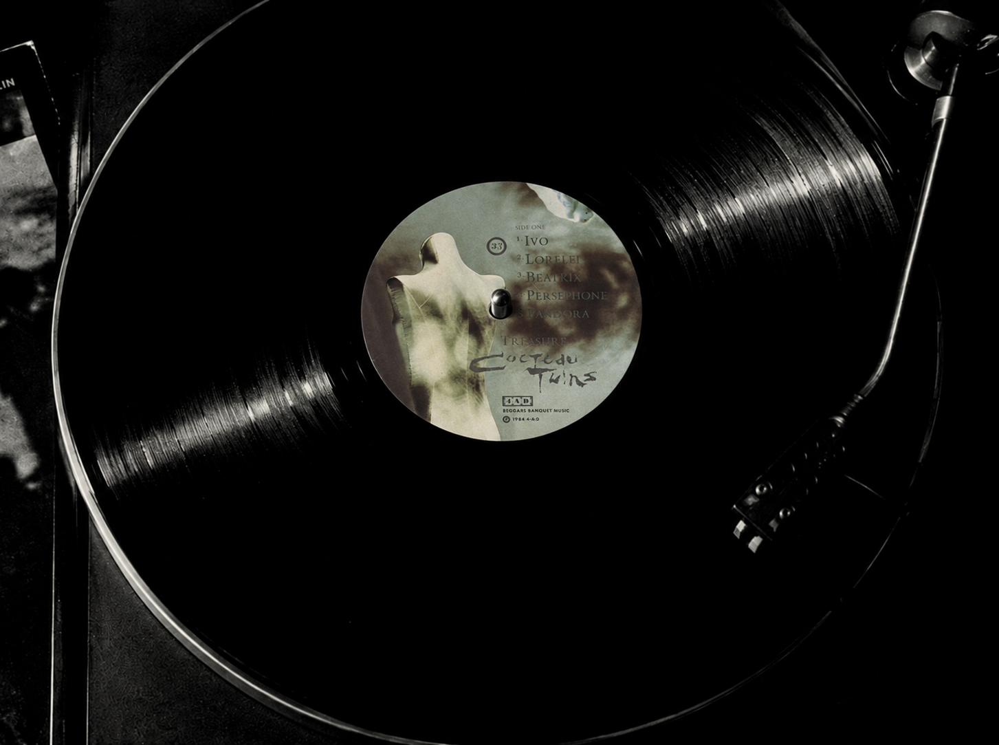 Vinyl on the turntable